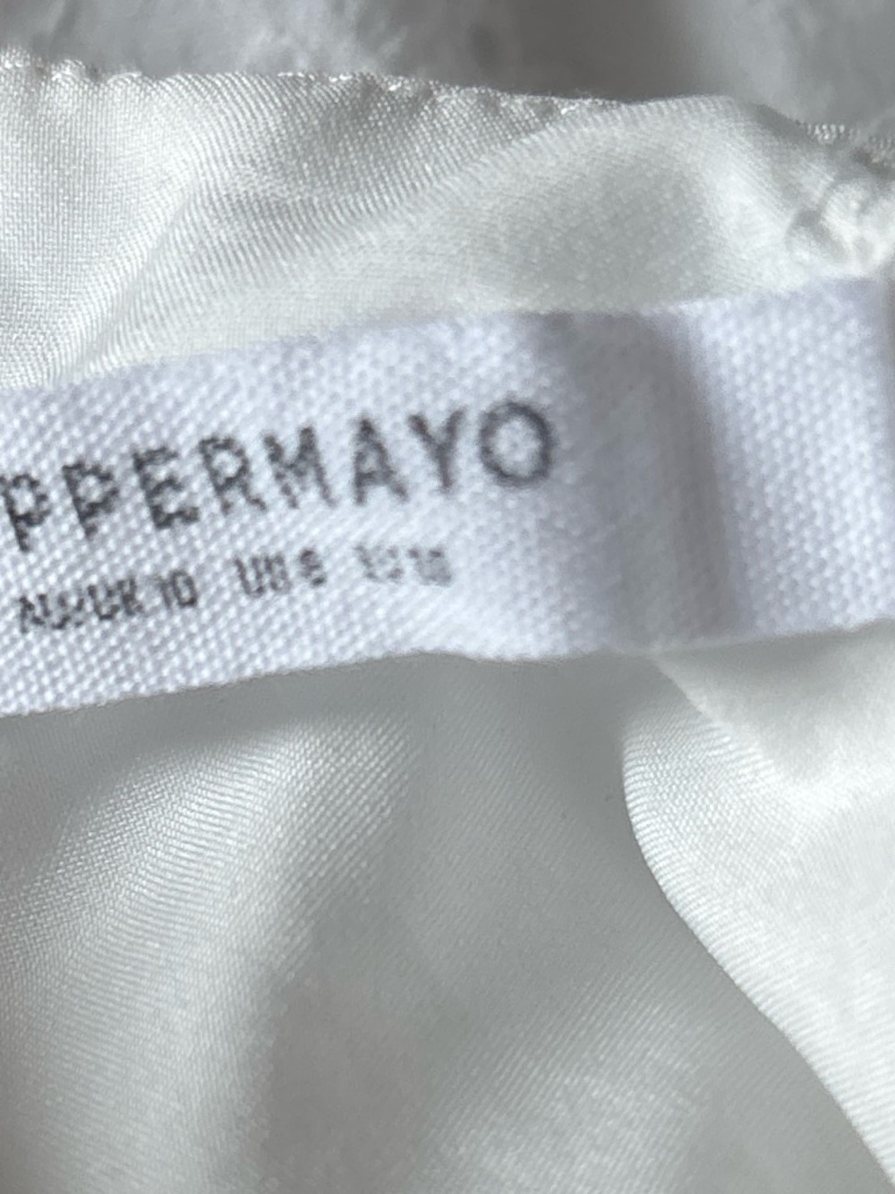 Peppermayo White Eyelet Drop-Waist Mini Dress - Picture 6 of 7